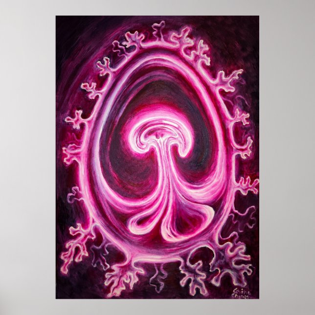 Embryo med placenta poster (Framsidan)