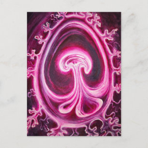Embryo med placenta vykort