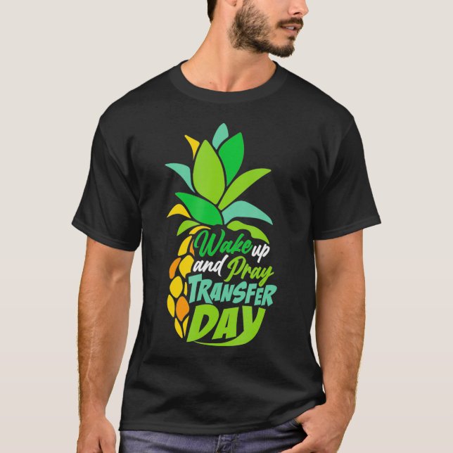 Embryoöverföringsdag in vitro fertilisering t shirt (Framsida)