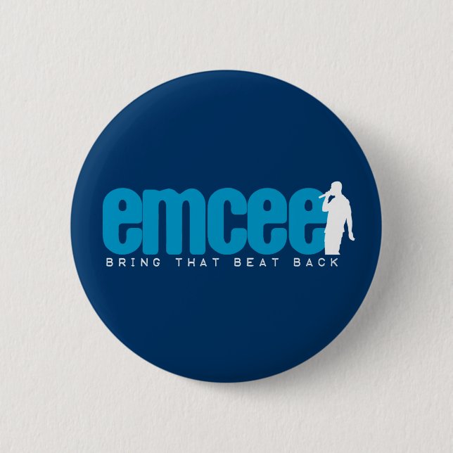 Emcee (MC) - blått Knapp (Framsida)