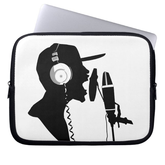 Emceelaptop sleeve (Framsidan)
