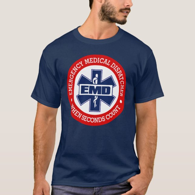 EMD (Akut Medical Dispatcher) T Shirt (Framsida)
