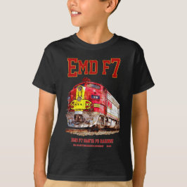 EMD F7 Santa Fe Warbonnet Diesel Locomotive. T Shirt