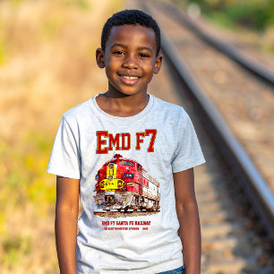 EMD F7 Santa Fe Warbonnet-diesellokomotiv. T Shirt