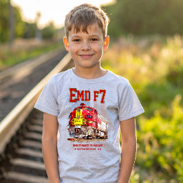 EMD F7 Santa Fe Warbonnet with American Flag. T Shirt