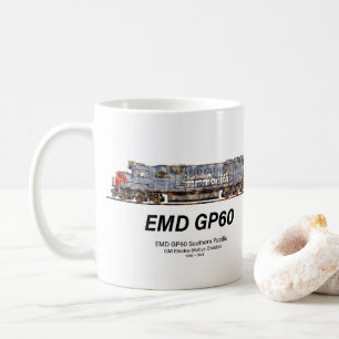 EMD GP60 Diesel Locomotive of Southern Pacific Kaffemugg