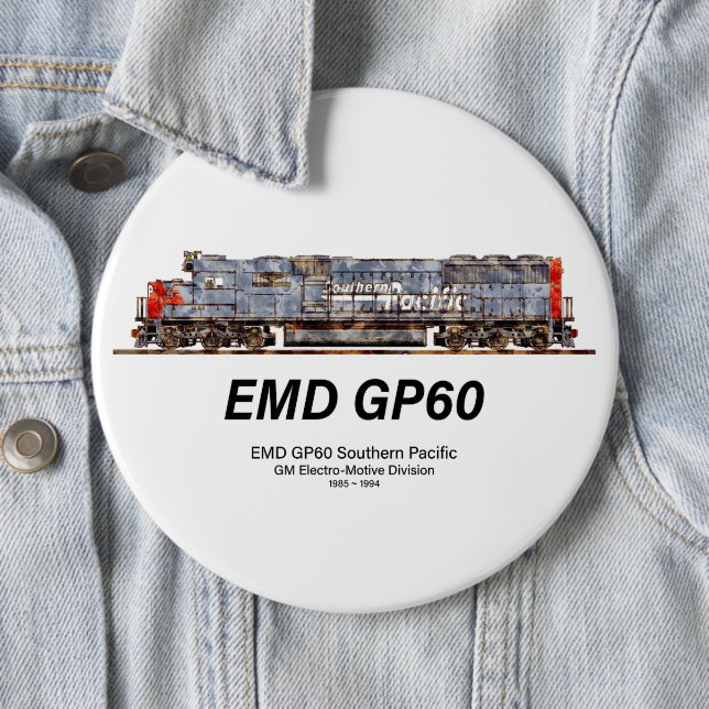 EMD GP60 Diesel Locomotive of Southern Pacific Knapp (In Situ)