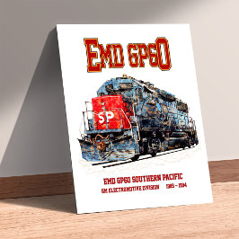 EMD GP60 diesellokomotiv från Southern Pacific Poster
