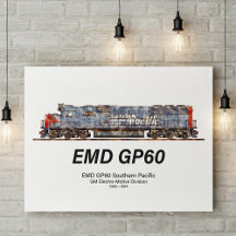 EMD GP60 diesellokomotiv från Southern Pacific