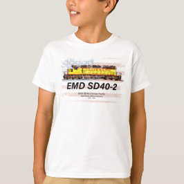 EMD SD40-2 Diesellok. Amerikansk flagga T Shirt
