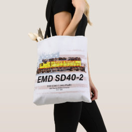 EMD SD40-2 Diesellok. Amerikansk flagga Tygkasse