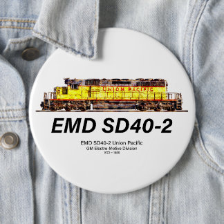 EMD SD40-2 Diesellok. Unionen Stillahavsområdet Knapp