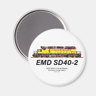 EMD SD40-2 Diesellok. Unionen Stillahavsområdet Magnet