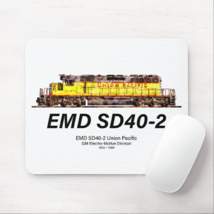 EMD SD40-2 Diesellok. Unionen Stillahavsområdet Musmatta