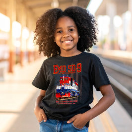 EMD SD-9 Locomotive USA 250th Anniversary Livery T Shirt