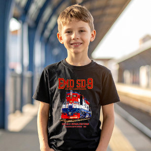 EMD SD-9 USA 250-årsjubileum Heritage Lok T Shirt