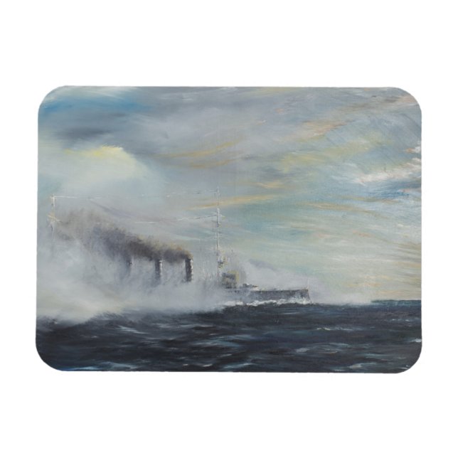 Emden "Svan vid Öster" 1914 2011 Magnet (Horisontell)