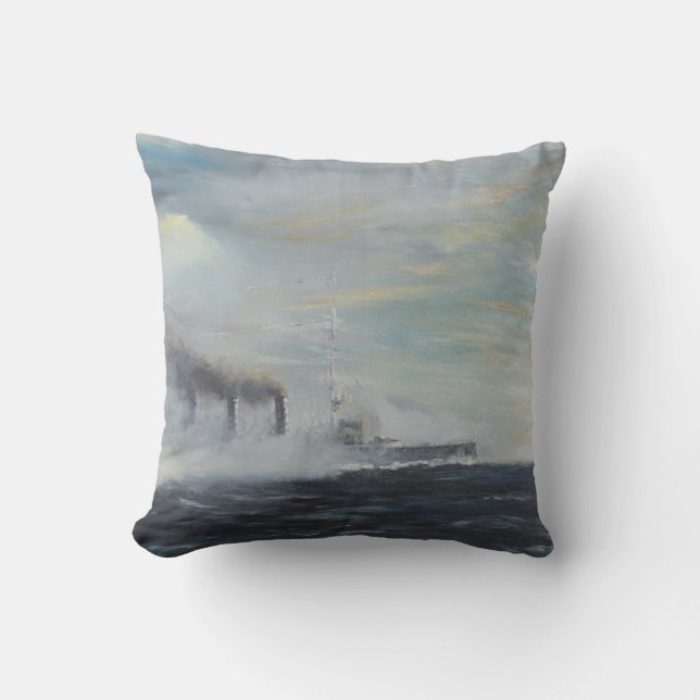 Emden "svanen av öster" 1914 2011 kudde (Framsida)