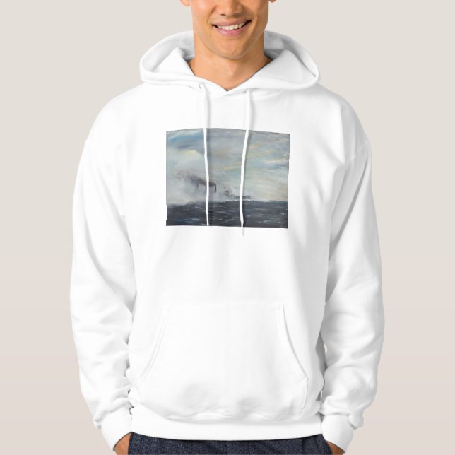 Emden "svanen av öster" 1914 2011 sweatshirt med luva (Framsida)
