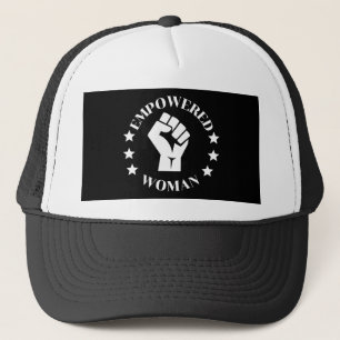 Emdriven kvinna keps