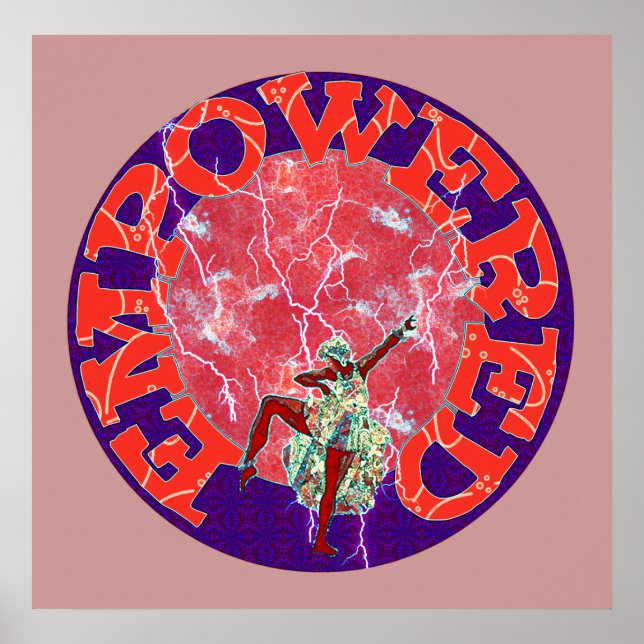 Emdriven kvinna poster (Framsidan)