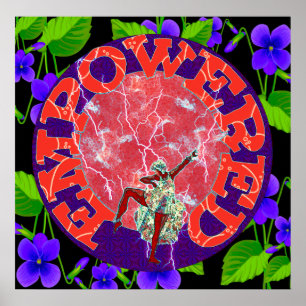 Emdriven kvinna poster