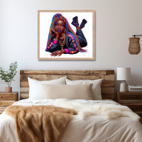 Emdriven Melanin Chic Urban Hip hop Art