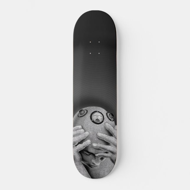 Emek "Cyberman" Skateboard Bräda 20 Cm (Framsida)