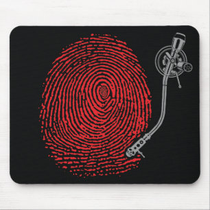 Emek thumbprint inspelningsmusmattor musmatta