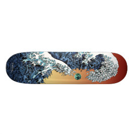 Emek "Våg" Old School Skateboard Bräda 18 Cm