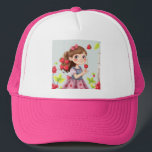Emely – Die Erdbeerprinzessin Keps<br><div class="desc">Mit einem Lächeln wie der Sonnenschein und süßen Erdbeeren im Haar verzaubert Emely alle um sich herum. Dieses fröhliche Motiv ist wie gemacht für Kinderprodukte,  Deko oder liebevolle Geschenkideen.</div>