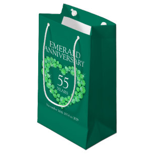 Emerald 55:e bröllop-årsjubileum, fotopåse
