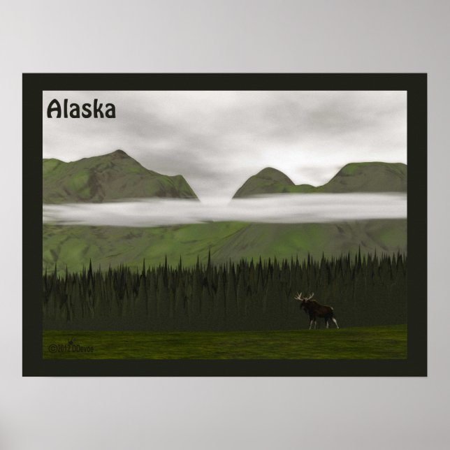 Emerald Alaska Poster (Framsidan)