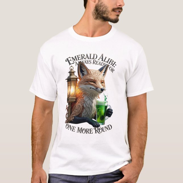 Emerald Alibi Fox Graphic Tee (Framsida)