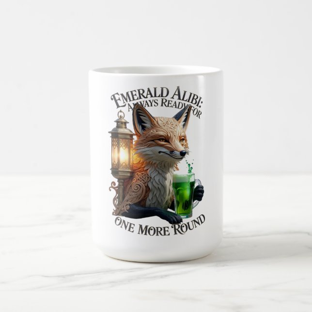 Emerald Alibi Fox Graphic Tee Kaffemugg (Center)