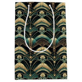 Emerald and Gold Art Deco Themed