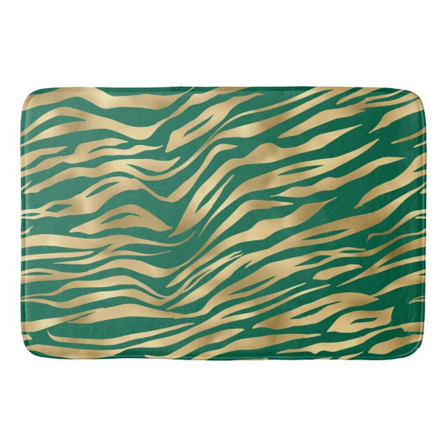 Emerald and Guld Safari Series Design 2 Badrumsmatta (Framsidan)