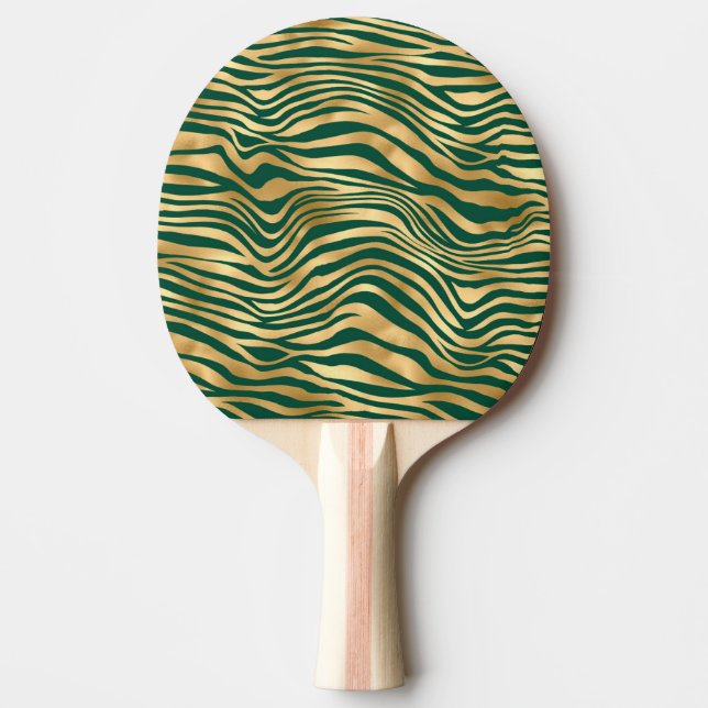 Emerald and Guld Safari Series Design 4 Pingisracket (Framsidan)