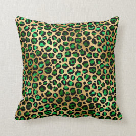 Emerald and Guld Safari Series Design 8 Kudde