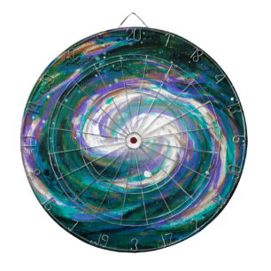 Emerald and Lila Galaxy Darttavla