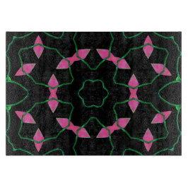 Emerald and Pink Kaleidoscope 