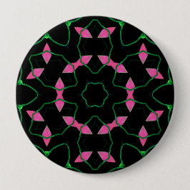 Emerald and Pink Kaleidoscope Knapp