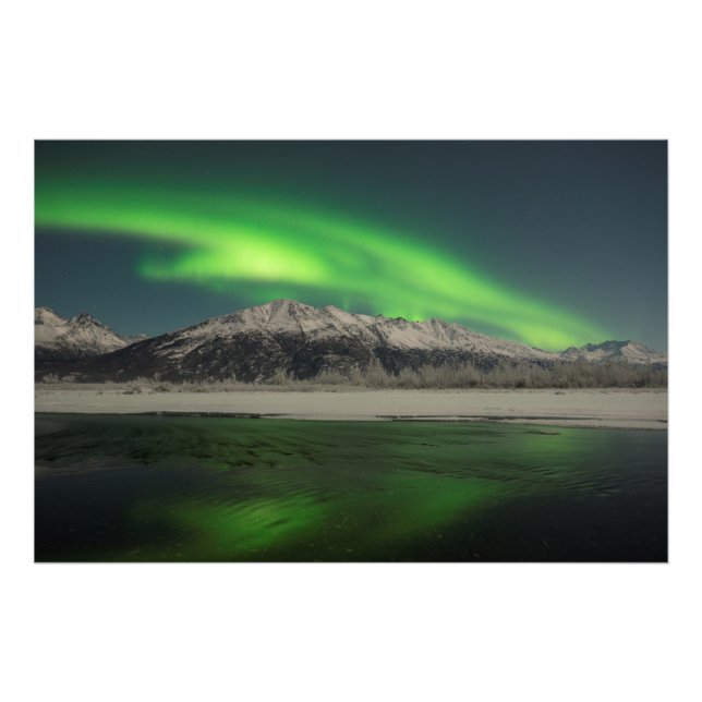 Emerald Aurora Fototryck (Framsidan)