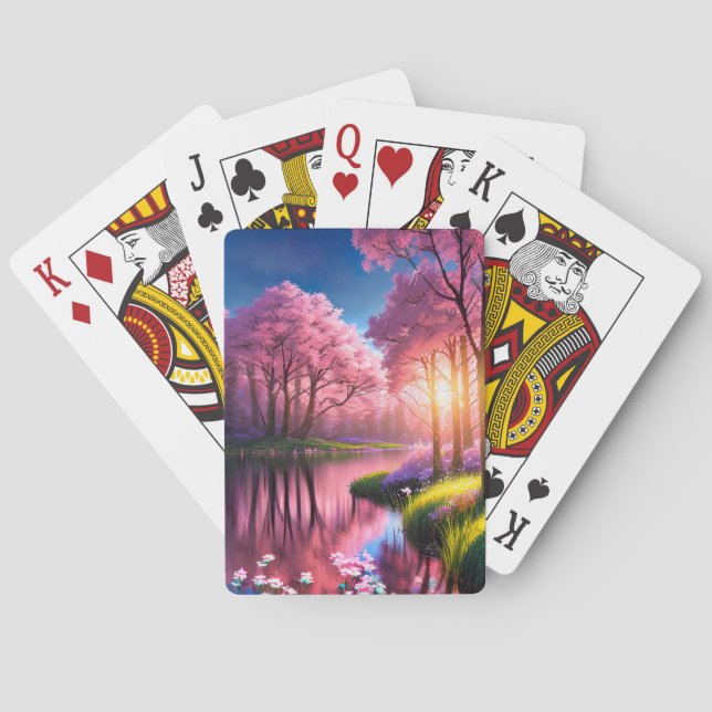 Emerald Banker viskare Casinokort (Baksidan)