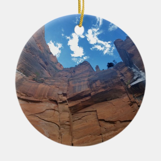 Emerald bassäng Weeping Sten Zion nationalpark Julgransdekoration (Framsidan)