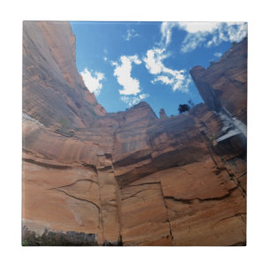 Emerald bassäng Weeping Sten Zion nationalpark Kakelplatta