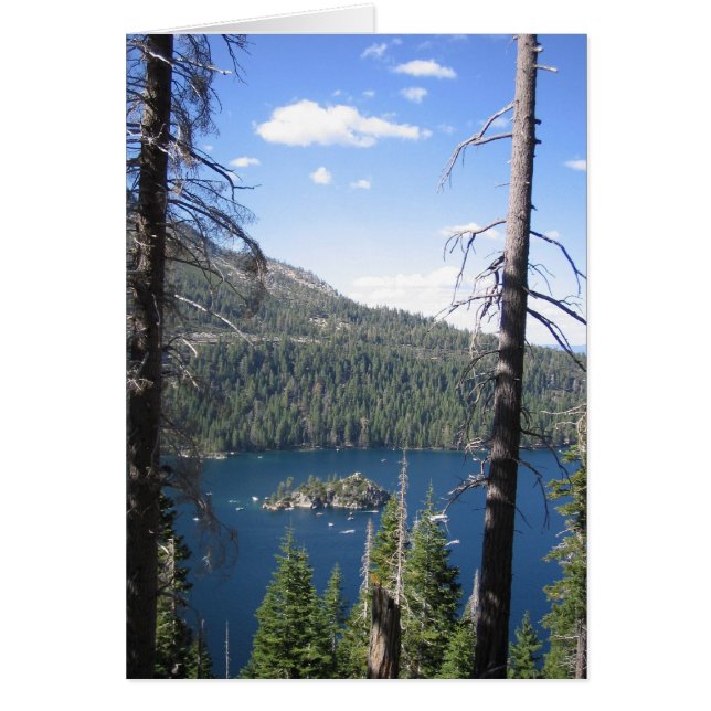 Emerald Bay Hälsningskort (Framsidan)