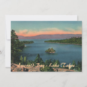 Emerald Bay - inbjudan till Sjö Tahoe-partiet