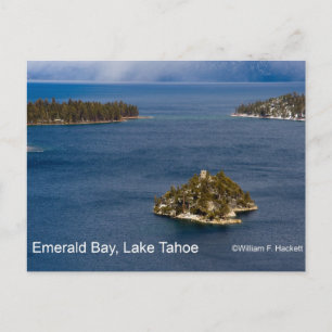 Emerald Bay, Sjö Tahoe California Products Vykort