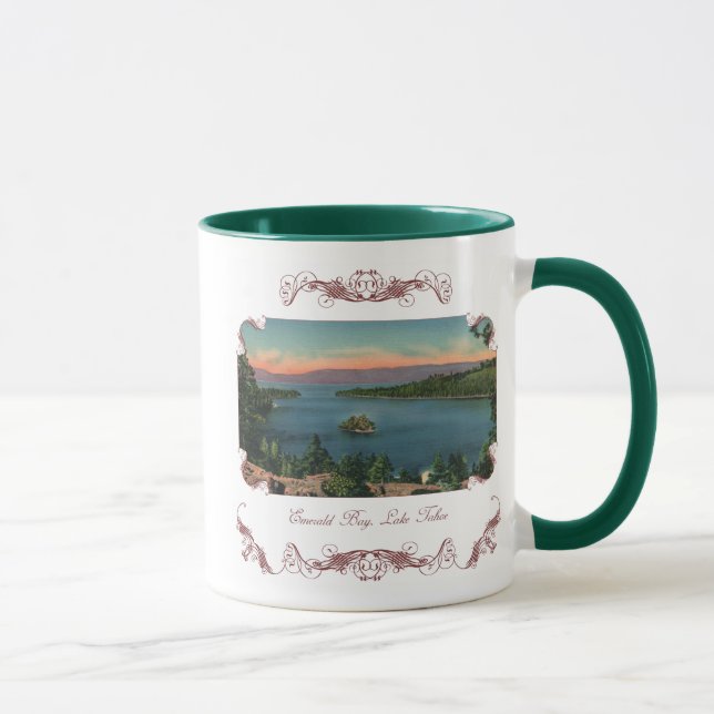 Emerald Bay - Sjö Tahoe Coffee Mugg (Höger)